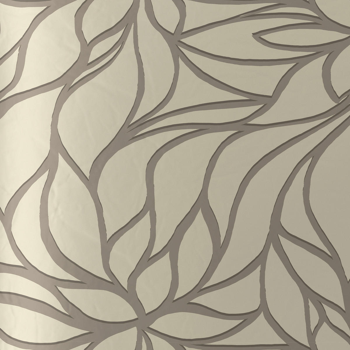 POSTELJINA FLEUR 140/200 cm saten siva, sivozelena  - siva/sivozelena, Konvencionalno, tekstil (140/200cm) - Boxxx