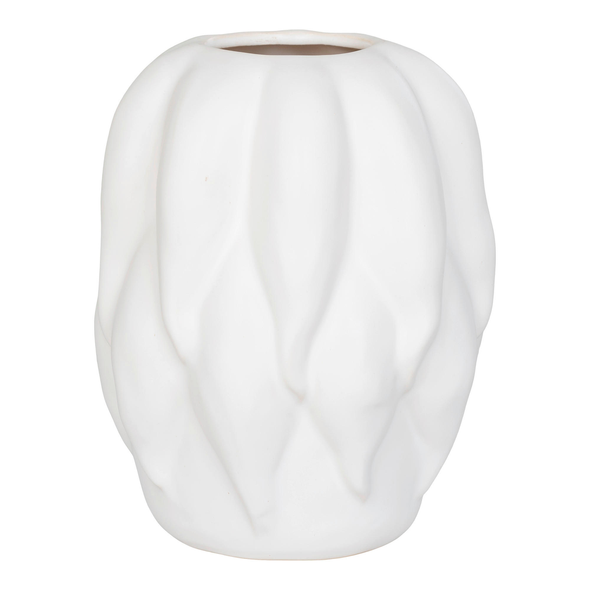 VASE  - Beige, Design, Keramik (19.5/26/19.5cm)