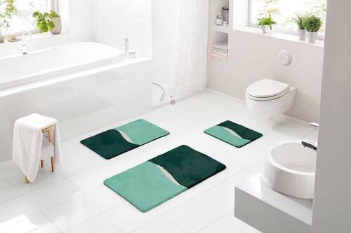 BIDET-VORLEGER Mintgrün 50/60 cm  - Mintgrün, Basics, Kunststoff/Textil (50/60cm) - Grund