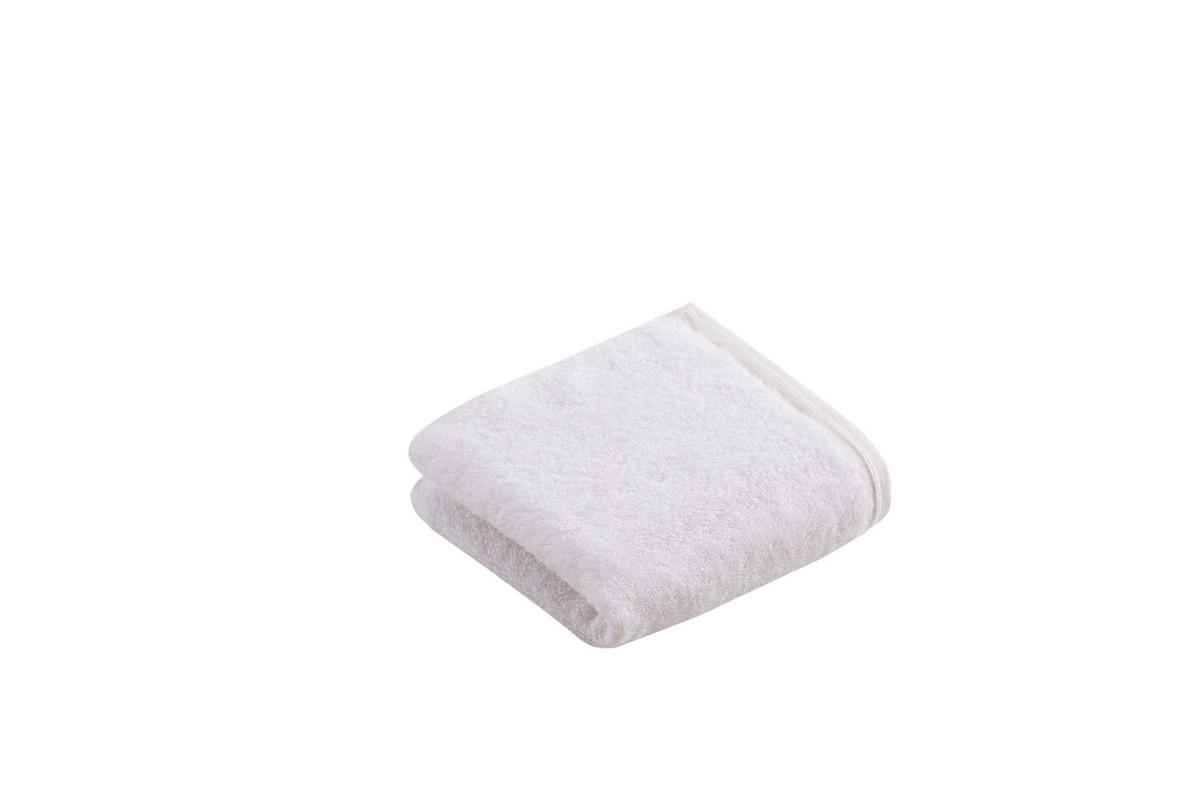 RUČNÍK PRO HOSTY, 40/60 cm, bílá - bílá, Basics, textil (40/60cm) - Vossen