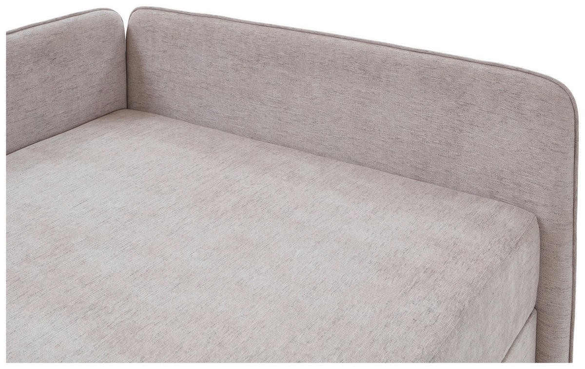 BOXBETT 120/200 cm  in Beige  - Beige/Schwarz, Design, Holz/Textil (120/200cm) - Boxxx