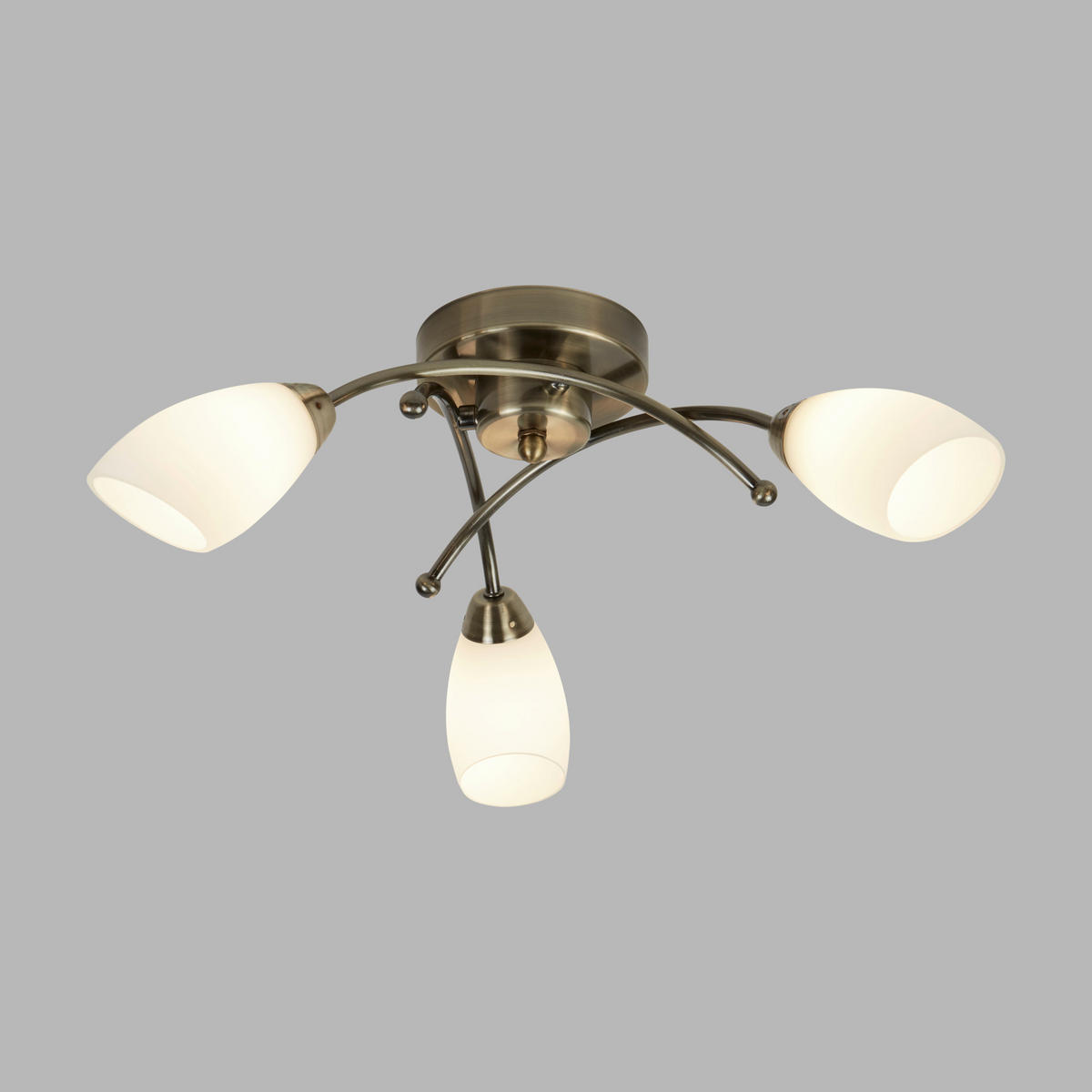 DECKENLEUCHTE Opera 15/50/15 cm  - Messingfarben, Design, Glas/Metall (15/50/15cm)