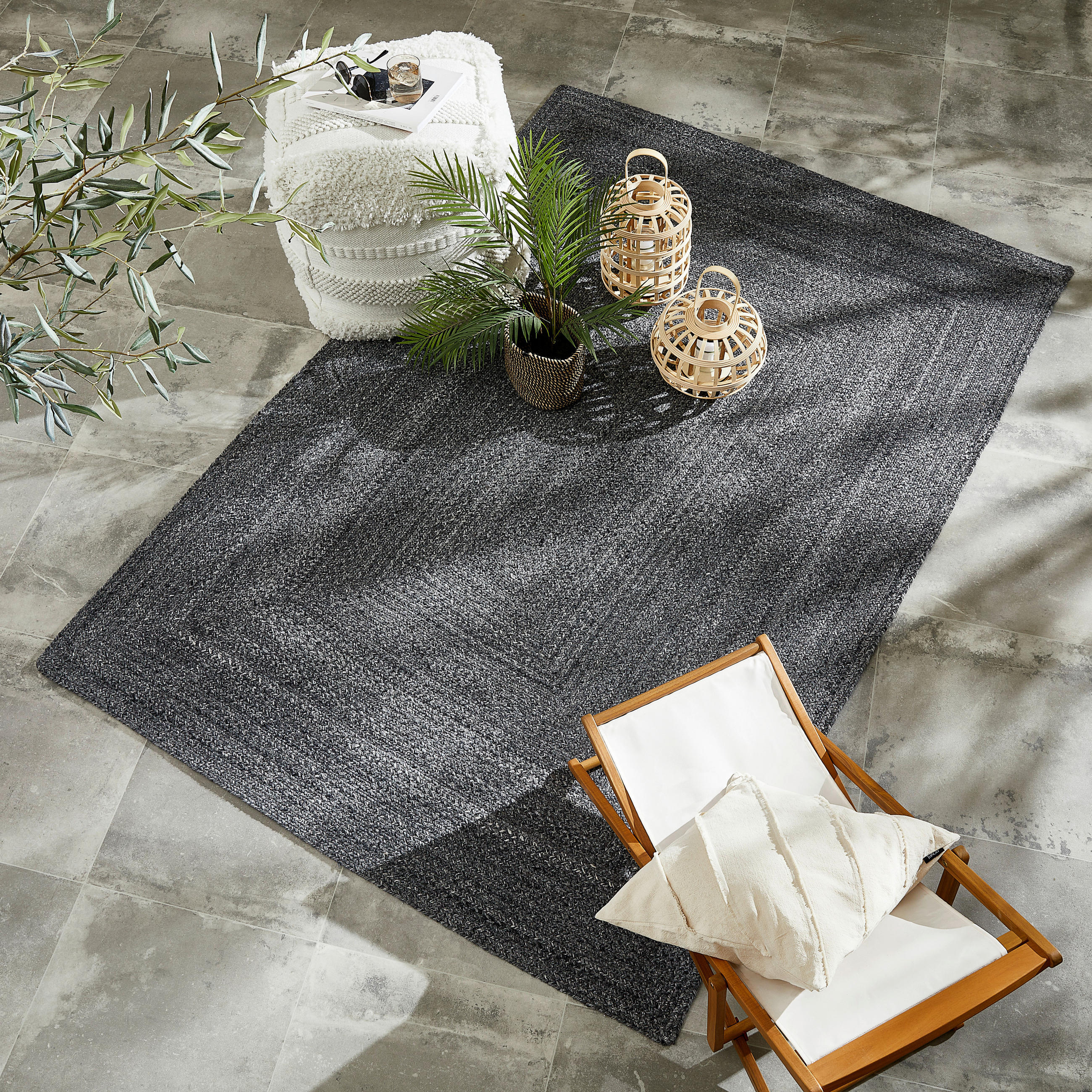 OUTDOORTEPPICH 160/230 cm Grau  - Grau, Basics, Textil (160/230cm) - Ambia Garden