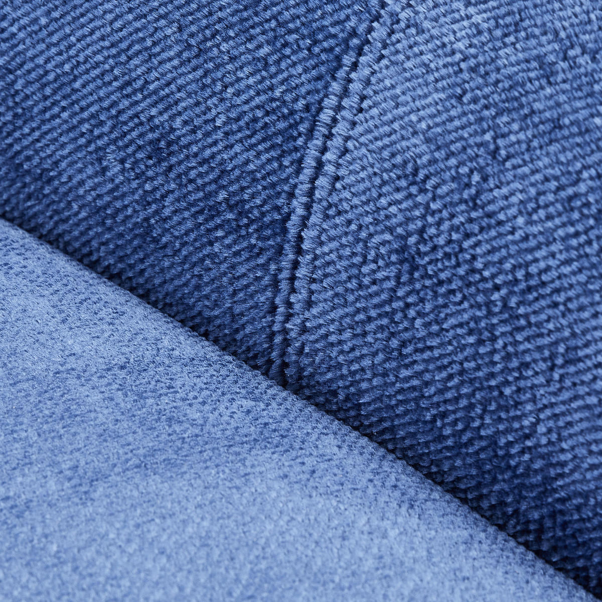 FOTEL - fekete/kék, Design, textil/fa (77/93/80cm) - MID.YOU