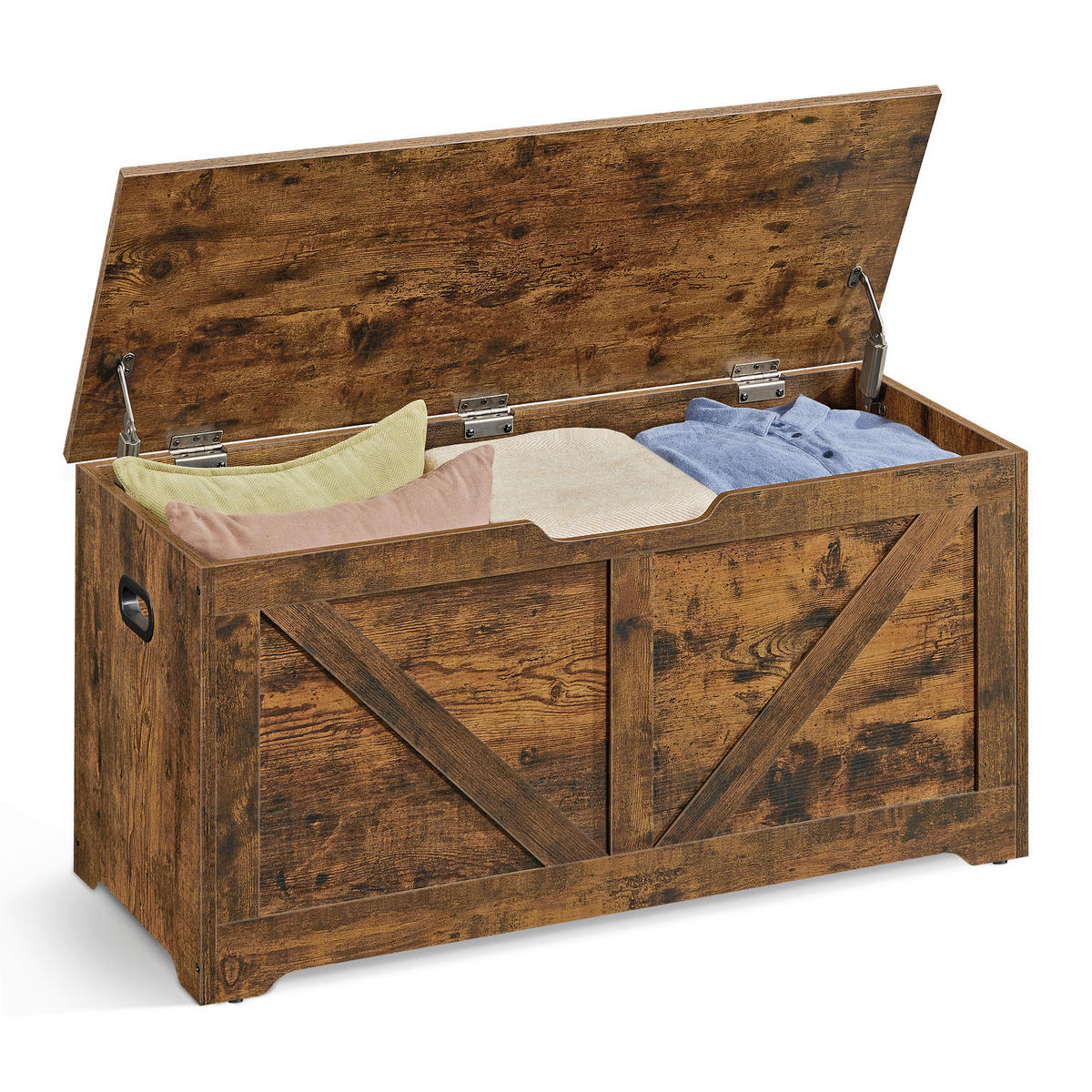 TRUHLICA, 100/46/40 cm - hnedá, Trend, kompozitné drevo (100/46/40cm) - Boxxx