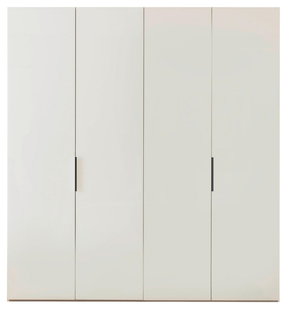 OMARA S KLASIČNIMI VRATI, bela  - črna/bela, Moderno, kovina/leseni material (200/216/58cm) - Novel