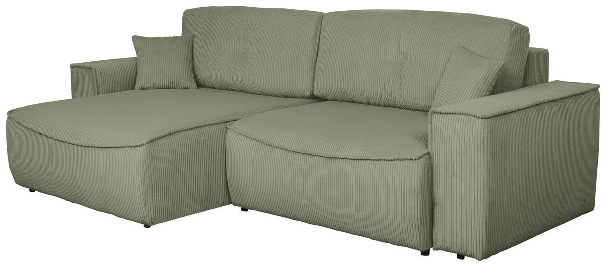 Freisteller von Carryhome ECKSOFA Olivgrün Cord.
