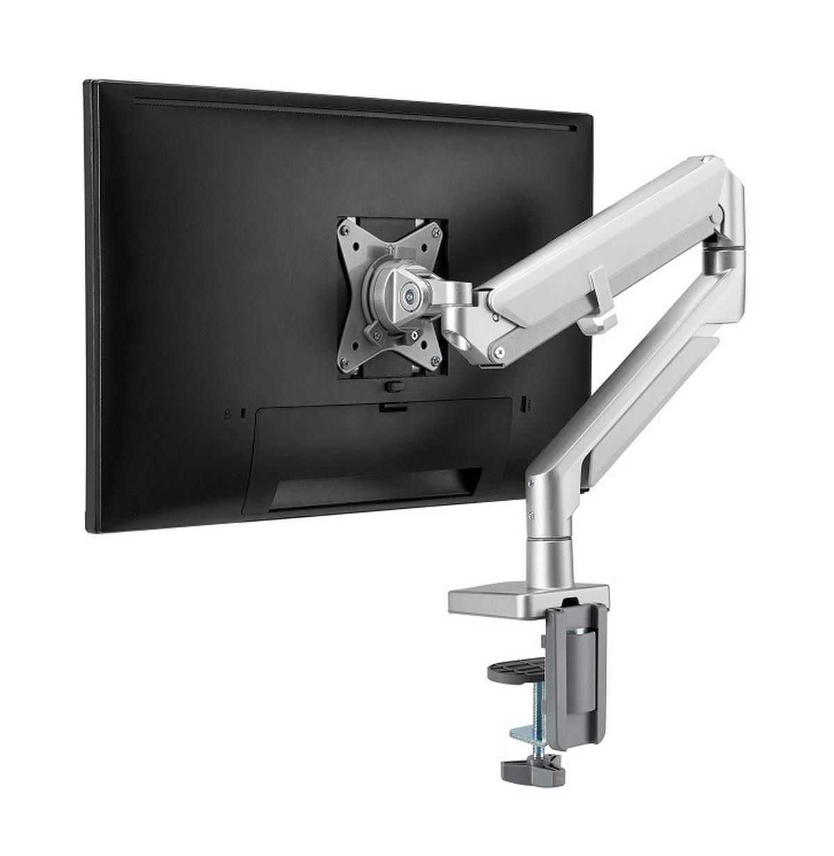 MONITOR-HALTERUNG Metall, Kunststoff Grau, Weiß  - Weiß/Grau, Design, Kunststoff/Metall (56/69,5/11,7cm) - Boxxx