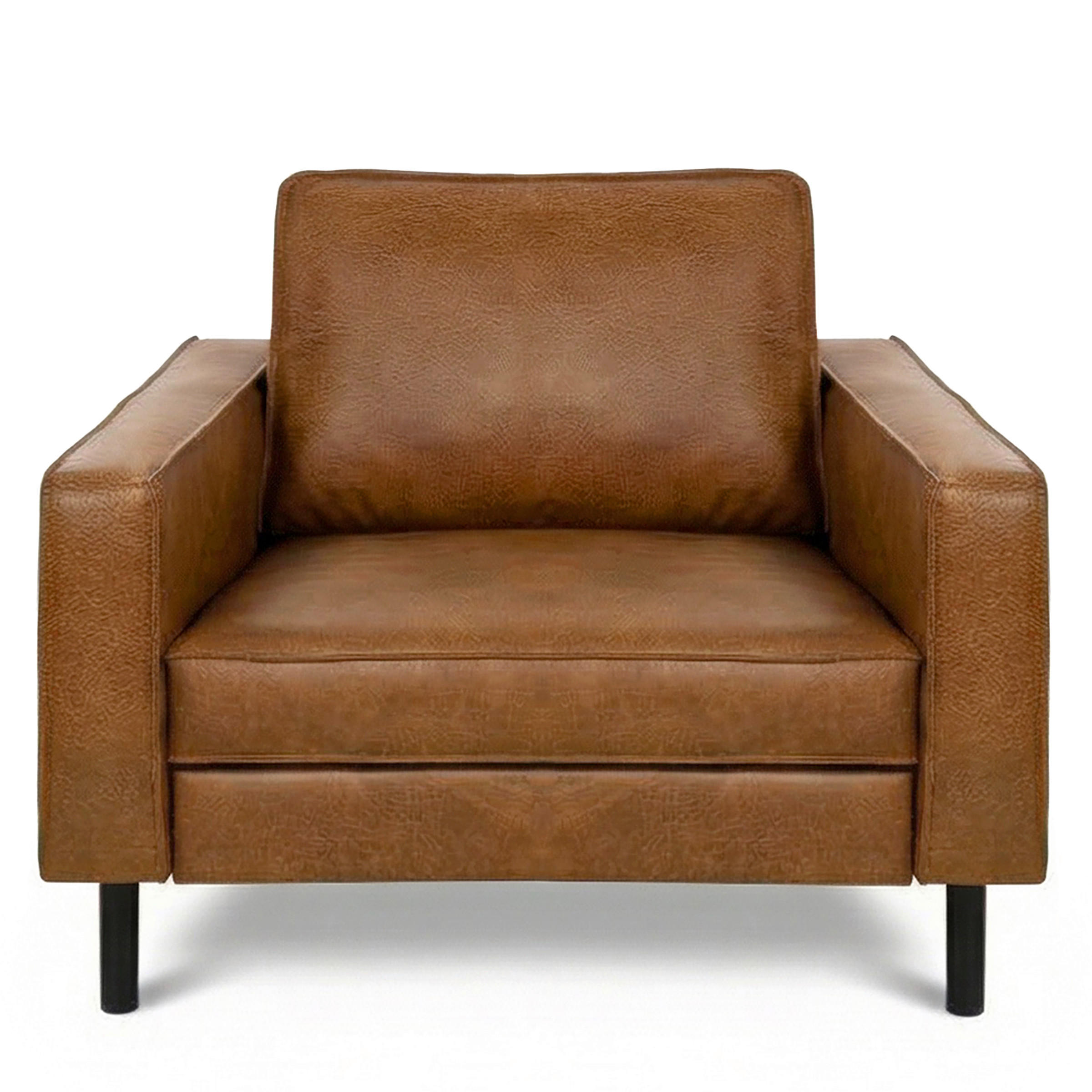 SESSEL Cognac  - Cognac, Design (88/85/92cm) - Livetastic