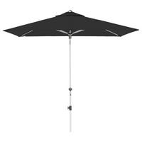 SONNENSCHIRM 210x140 cm Schwarz  - Silberfarben/Schwarz, Design, Textil/Metall (220/140cm) - Doppler