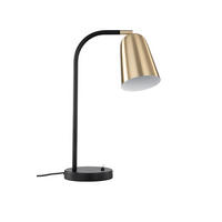 STONA LAMPA - bronzana/crna, Konvencionalno, metal (16/50cm) - Marama