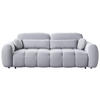 SCHLAFSOFA  in Webstoff Grau  - Schwarz/Grau, KONVENTIONELL, Kunststoff/Textil (262/93/117cm) - Carryhome