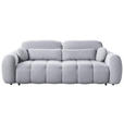 SCHLAFSOFA  mit Webstoff Grau  - Schwarz/Grau, KONVENTIONELL, Kunststoff/Textil (262/93/117cm) - Carryhome