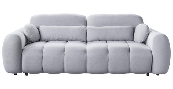 SCHLAFSOFA  mit Webstoff Grau  - Schwarz/Grau, KONVENTIONELL, Kunststoff/Textil (262/93/117cm) - Carryhome