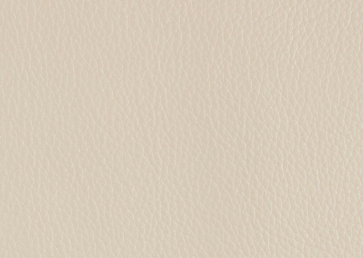 ECKSOFA in Echtleder Creme  - Creme/Schwarz, Design, Leder/Metall (328/193cm) - Dieter Knoll