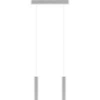 ZÁVĚSNÉ SVÍTIDLO, 37/3.4/150 cm  - bílá, Design, dřevo (37/3.4/150cm)