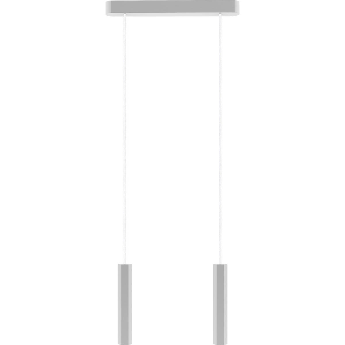 ZÁVĚSNÉ SVÍTIDLO, 37/3.4/150 cm  - bílá, Design, dřevo (37/3.4/150cm)