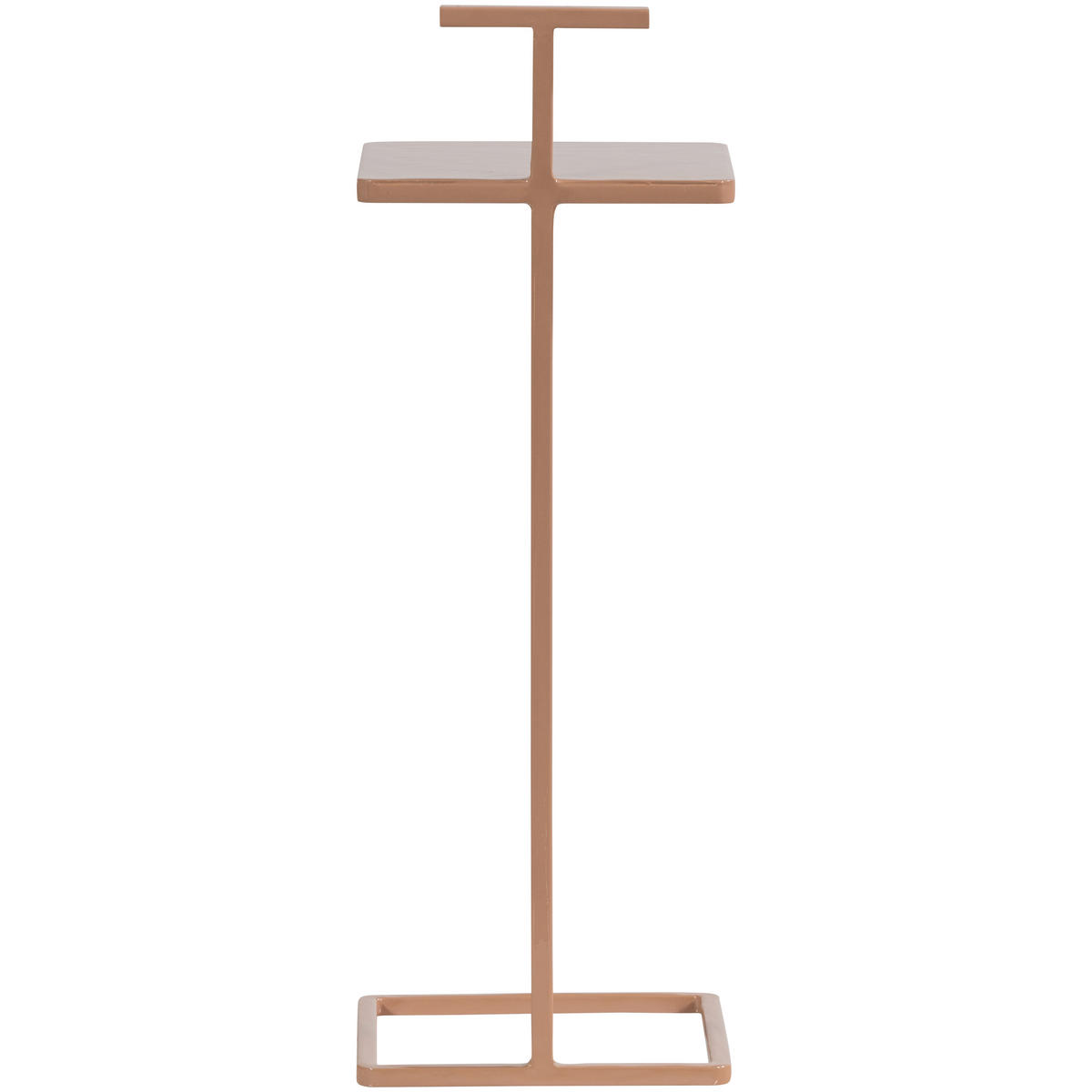 BEISTELLTISCH in Metall 22/22/64 cm  - Altrosa, Design, Metall (22/22/64cm) - Livetastic