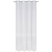 ÖSENVORHANG transparent  - Weiß, KONVENTIONELL, Textil (140/245cm) - Esposa