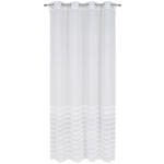 ÖSENVORHANG transparent  - Weiß, KONVENTIONELL, Textil (140/245cm) - Esposa