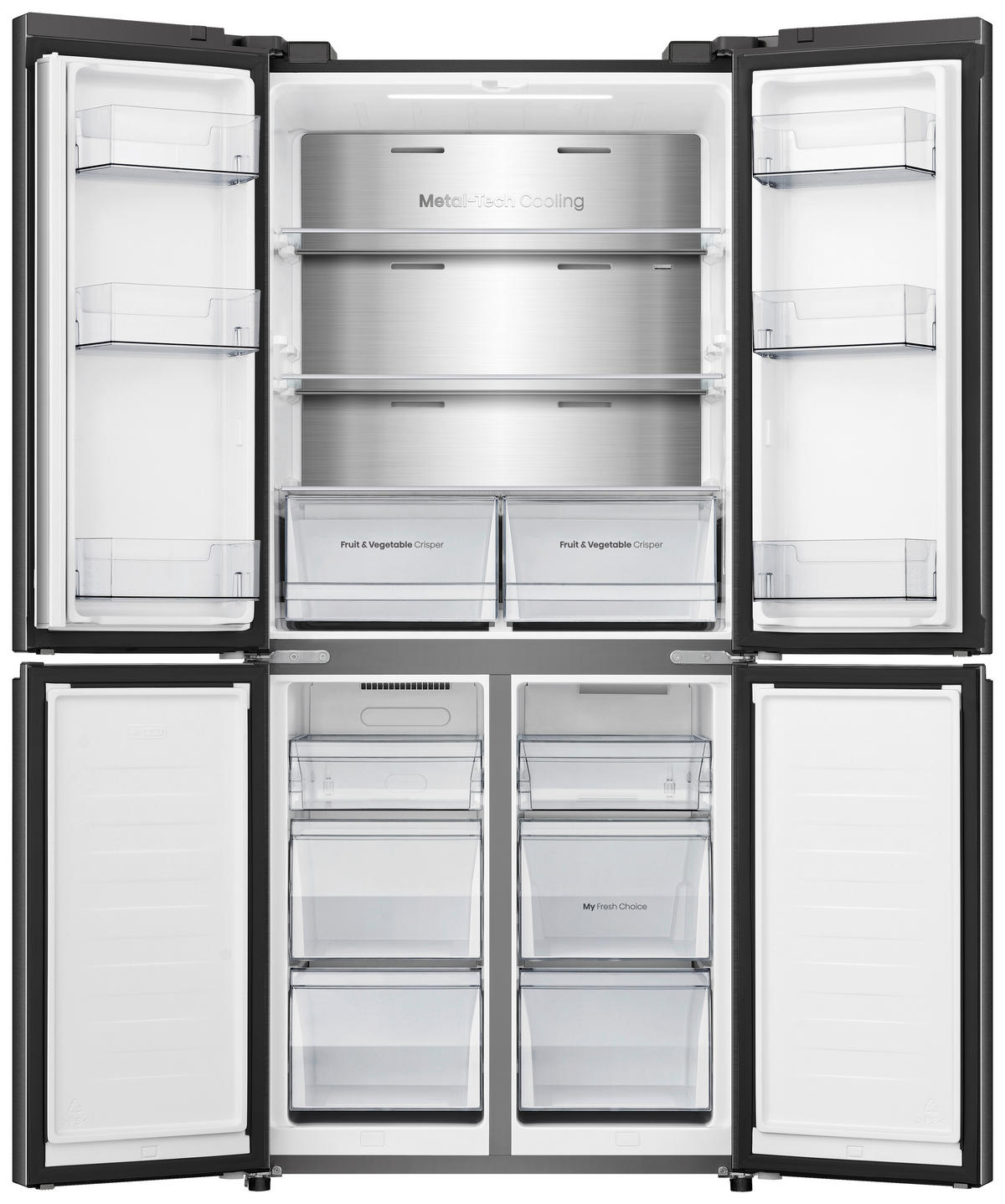 FRENCH-DOOR 79,4/178,5/69,8 cm RQ5P470SAFD  - Schwarz, Basics (79,4/178,5/69,8cm) - Hisense