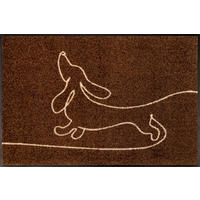 FUßMATTE 50/75 cm Daydreamer  - Braun, Trend, Kunststoff/Textil (50/75cm) - wash+dry