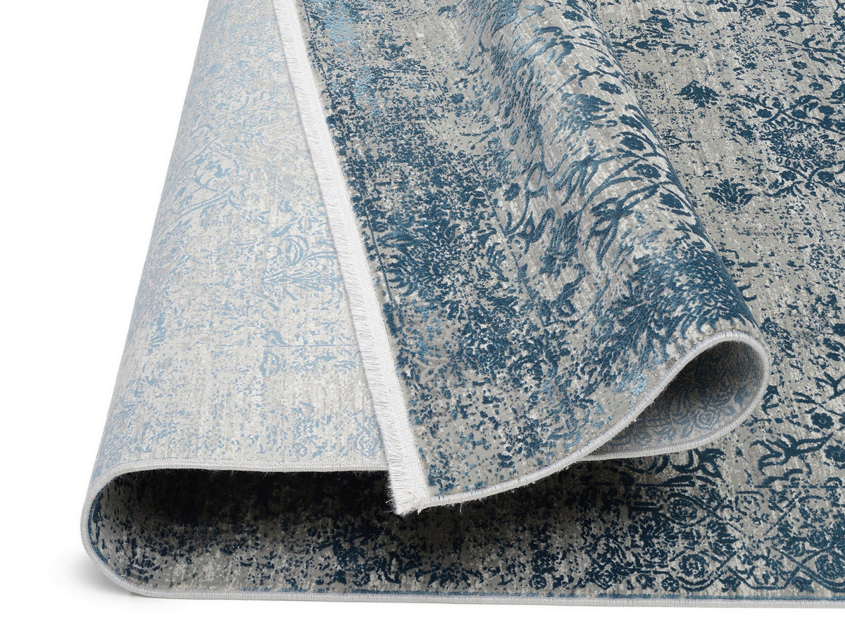 WEBTEPPICH 240/340 cm Blau  - Blau, Design, Textil (240/340cm) - Musterring