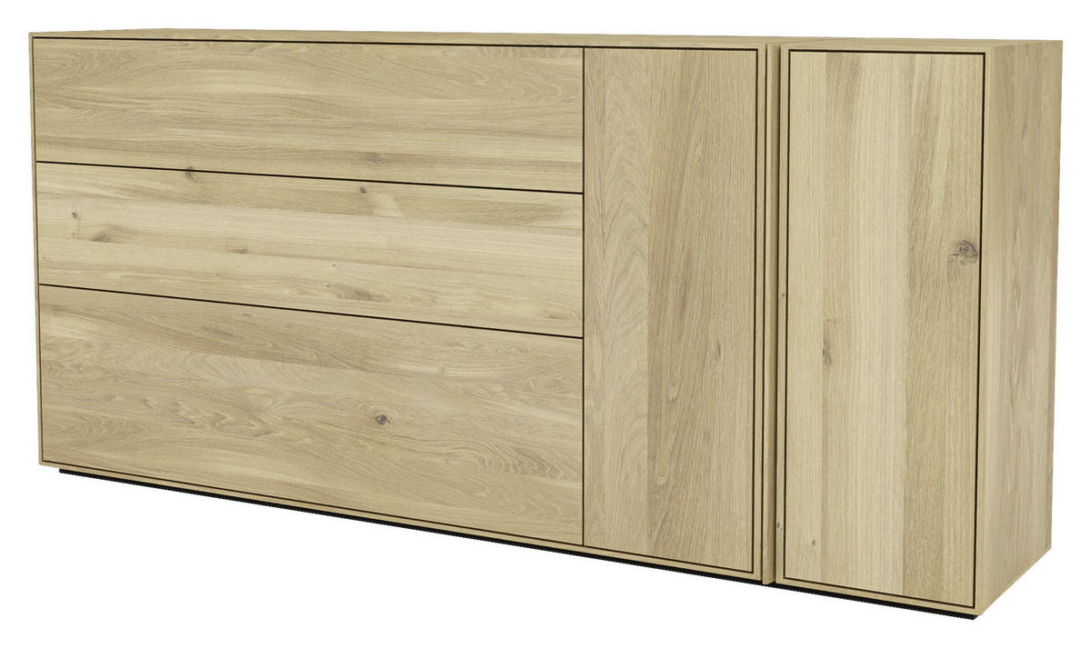 SIDEBOARD Eichefarben  188,8/86,6/41 cm  - Eichefarben, Natur, Holz (188,8/86,6/41cm) - Cassando