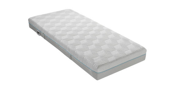 GELSCHAUMMATRATZE 90/200 cm Höhe ca. 22 cm  - Weiß, Basics, Textil (90/200cm) - Dieter Knoll