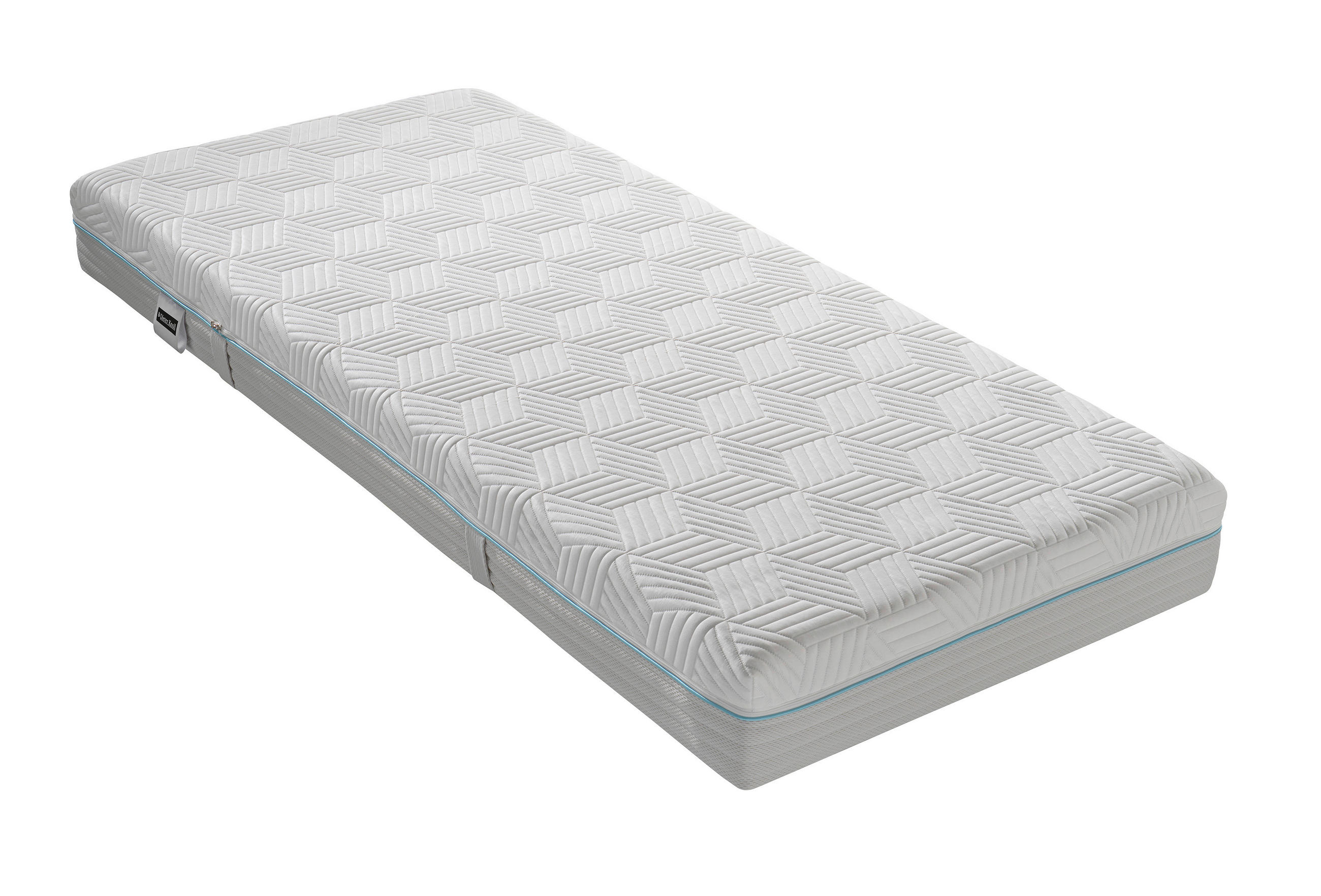 GELSCHAUMMATRATZE 90/200 cm Höhe ca. 22 cm - Weiss, Basics, Textil (90/200cm) - Dieter Knoll