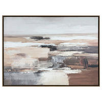 LEINWANDBILD Abstraktes Braun  - Braun, Design, Holzwerkstoff (100/78cm) - Reinders!