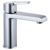 UMÝVADLOVÁ BATÉRIA - chrómová, Basics, kov (5,5/16,0/15,0cm) - Xora