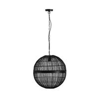 HÄNGELEUCHTE 50/120 cm   - Schwarz, Basics, Metall (50/120cm) - Globo