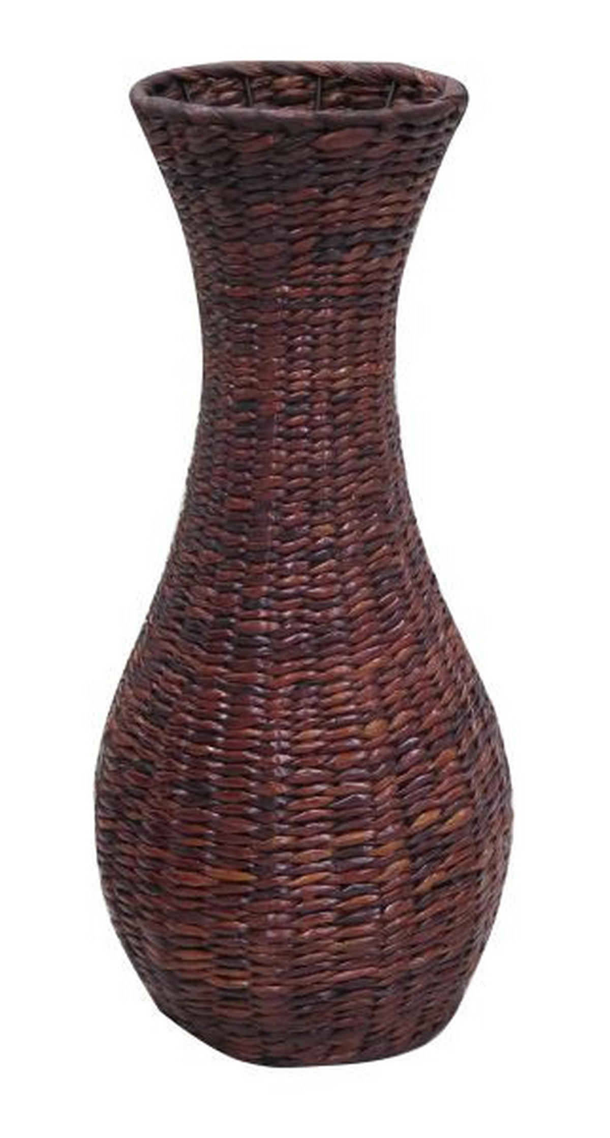 KOŠÍKOVÁ VÁZA, kov, přírodní materiály, 60 cm - hnědá, Lifestyle, kov/přírodní materiály (60cm) - Landscape