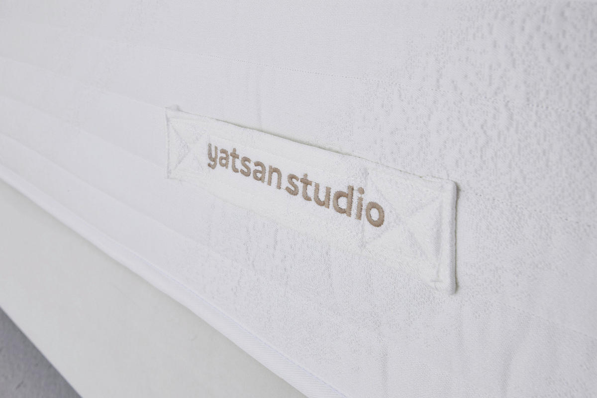 BOXSPRINGMATRATZE ALLURE SICILIA H4, 90/200 cm, Höhe ca.: 31 cm,  - Creme, Basics, Textil (90/200cm)