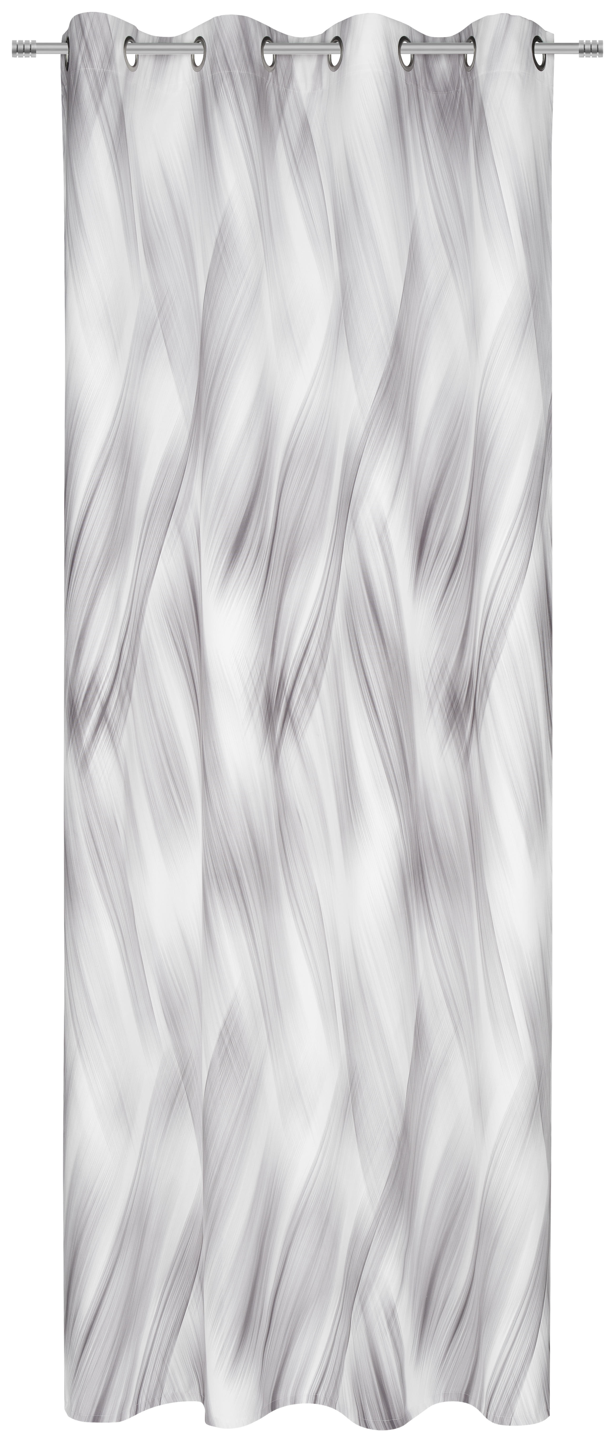 ÖSENSCHAL Gio halbtransparent 140/255 cm   - Silberfarben, Design, Textil (140/255cm) - Novel