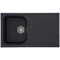 SPÜLE 1725ORLANDO86X50S  - Schwarz, Trend, Stein (86/20,9/50cm) - Respekta