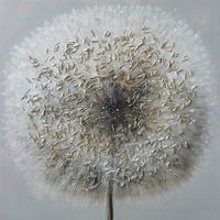 Pictură În Ulei 85/85 cm  - maro/alb, Design, lemn/textil (85/85cm) - Monee