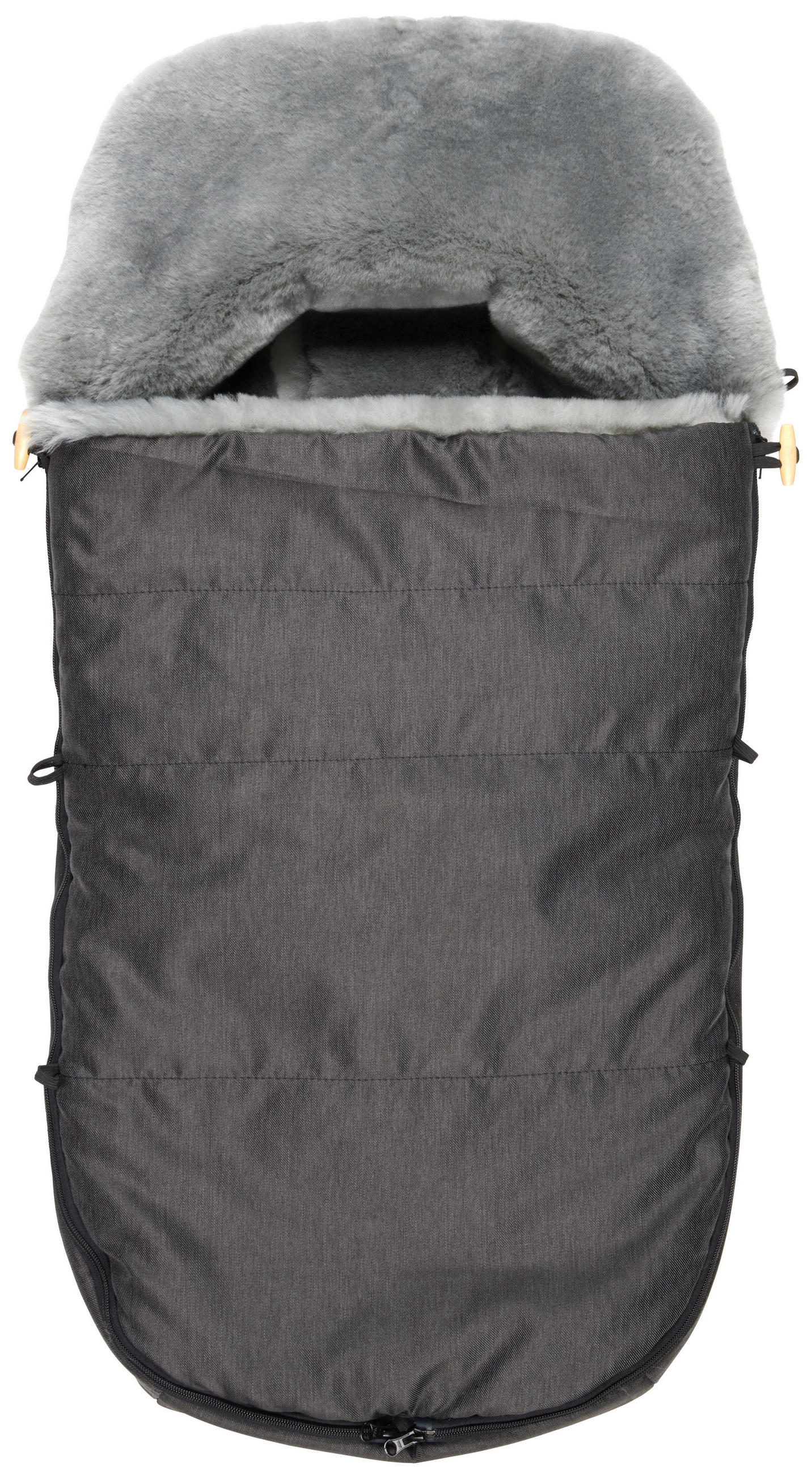 FELLSACK  - Grau, Natur, Textil (62/110cm) - Jimmylee