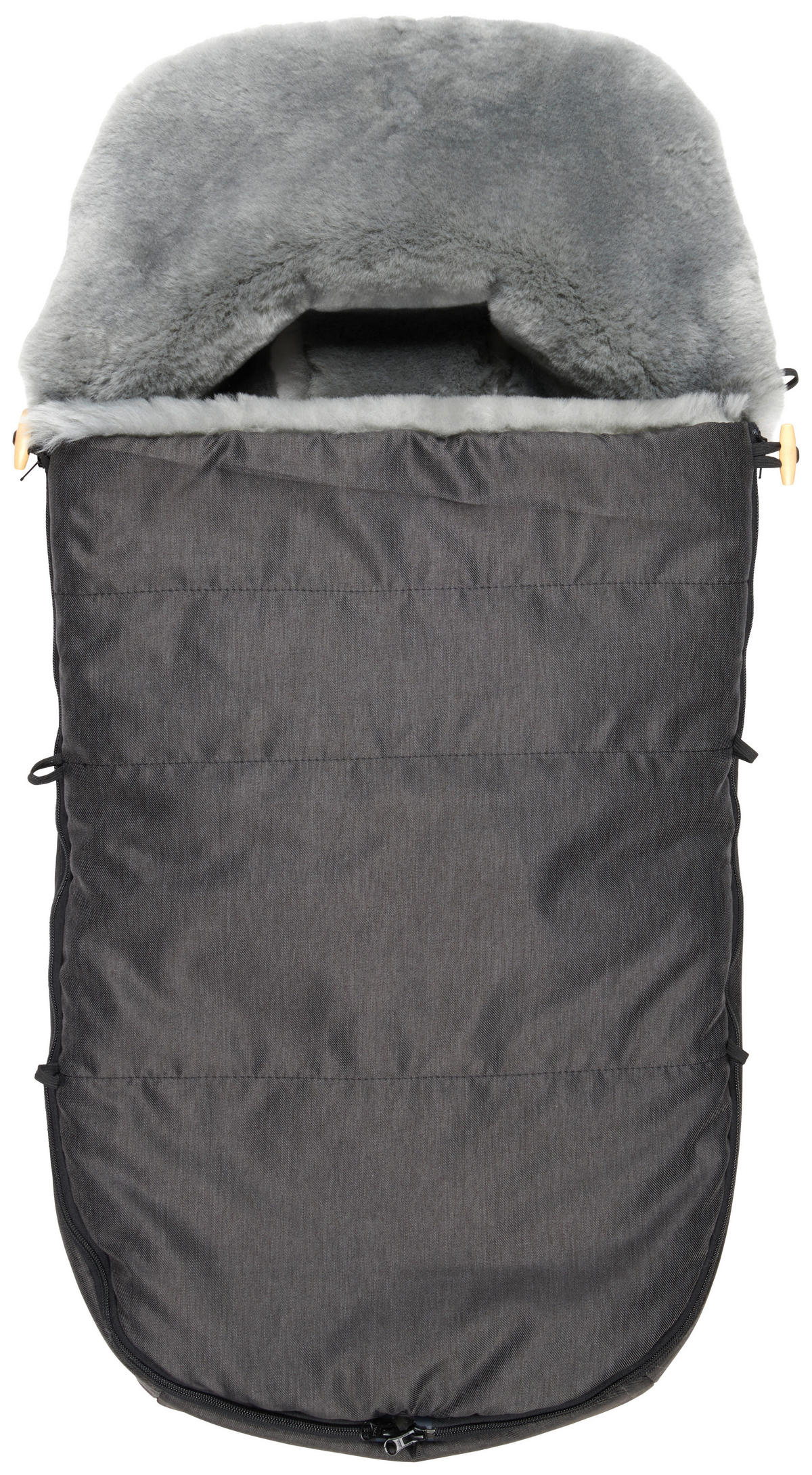 FELLSACK  - Grau, Natur, Textil (62/110cm) - Jimmylee