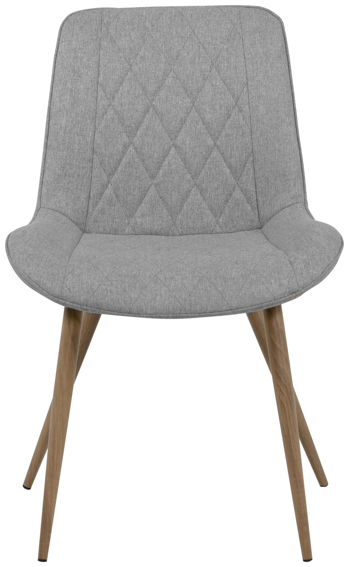 ŽIDLE, světle šedá - barvy dubu/světle šedá, Konvenční, kov/textil (53/84,5/58cm) - MID.YOU