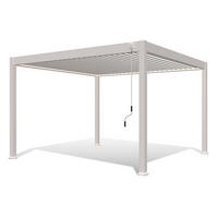 PERGOLA - Weiss, Basics, Metall (360/255/400cm) - Gardenson