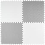 SPIELMATTE  - Weiß/Grau, Basics, Kunststoff - My Baby Lou