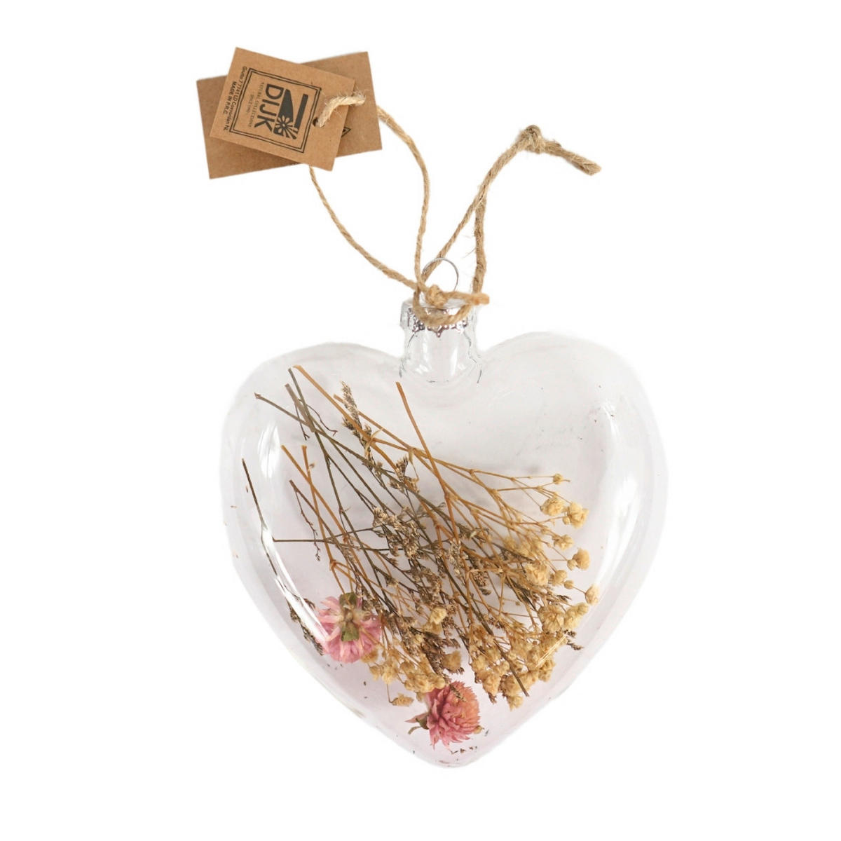 SRCE DEKORATIVNO - prozirno, Basics, staklo (5.3/13/13cm)