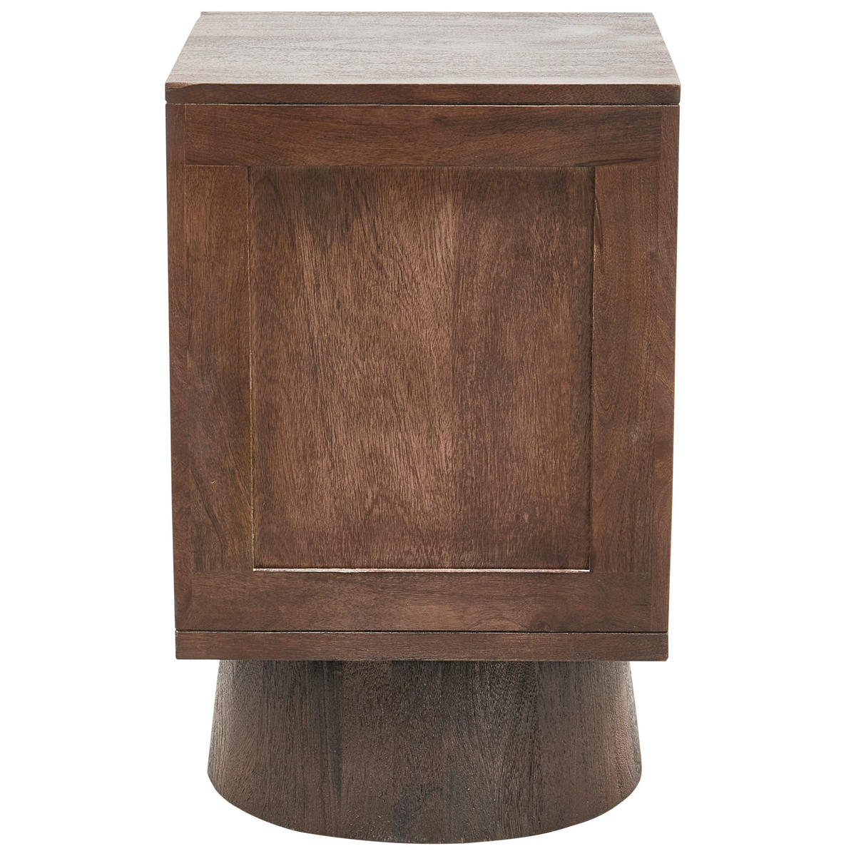 NACHTTISCH  in Mangoholz Walnussfarben  - Walnussfarben, Design, Holz (40/37/63,5cm) - Livetastic