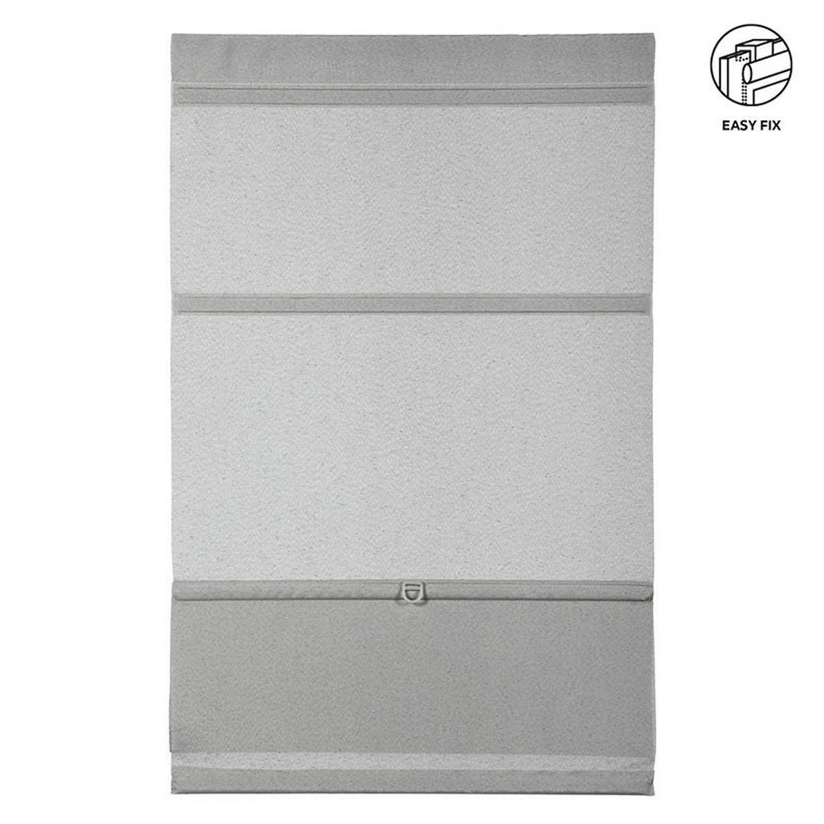 RIMSKA ZAVESA  pol prosojno  100/140 cm    - svetlo siva, Basics, umetna masa (100/140cm) - Gardinia