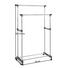 KLEIDERWAGEN Alufarben, Chromfarben, Grau - Chromfarben/Alufarben, Basics, Kunststoff/Metall (95/95-170/43cm) - Carryhome KLEIDERWAGEN Alufarben, Chromfarben, Grau - Chromfarben/Alufarben, Basics, Kunststoff/Metall (95/95-170/43cm) - Carryhome
