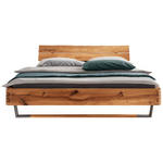 BALKENBETT 200/200 cm  in Wildeiche   - Wildeiche, Natur, Holz/Metall (200/200cm) - Valnatura
