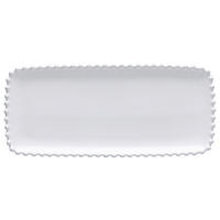 TABLETT Keramik  - Weiß Hochglanz, Basics, Keramik (30/2/13cm) - Costa Nova
