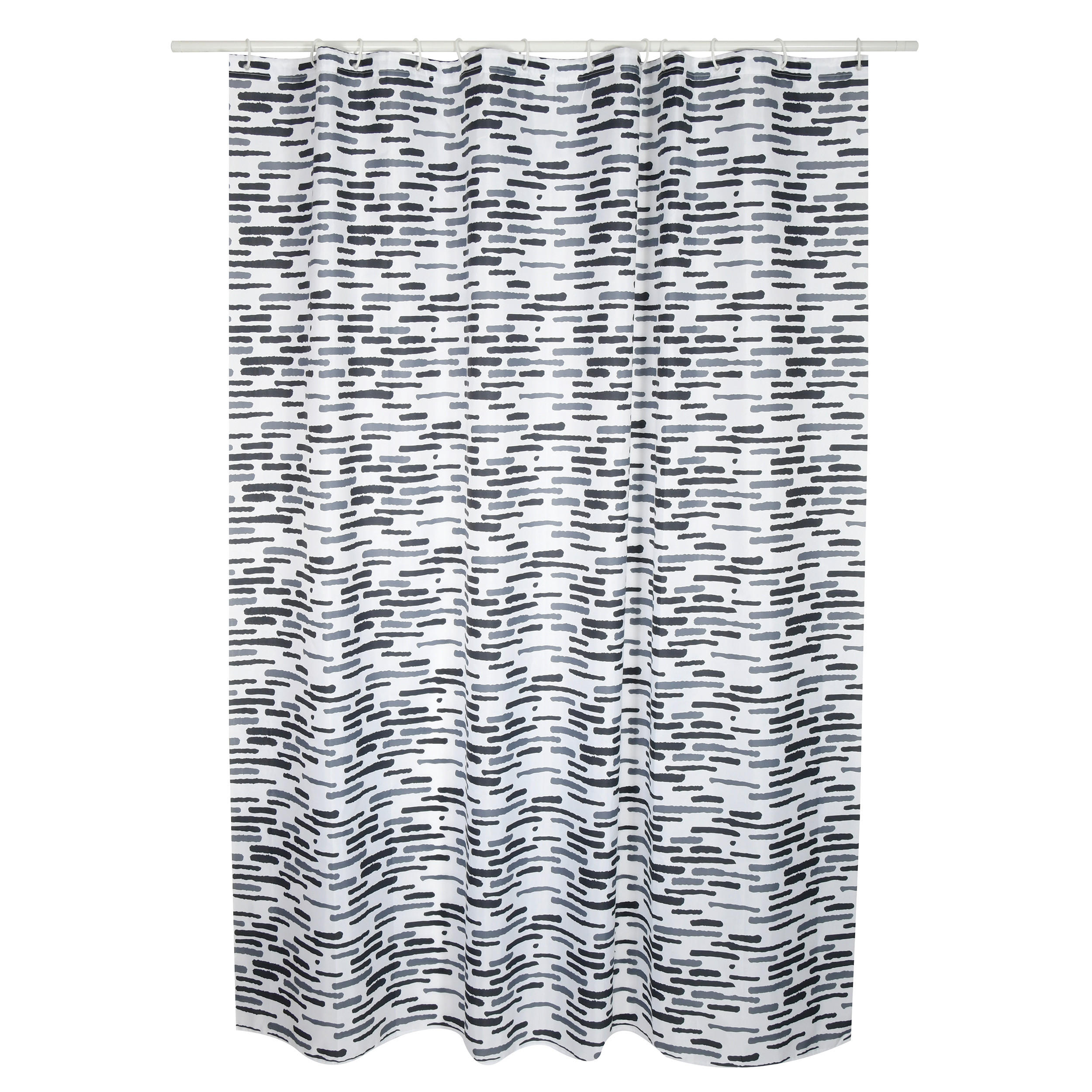 DUSCHVORHANG LOFT 180/200 cm  - Grau, Basics, Textil (180/200cm) - MSV